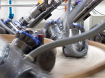 Testing Dyson vacuum cleaners