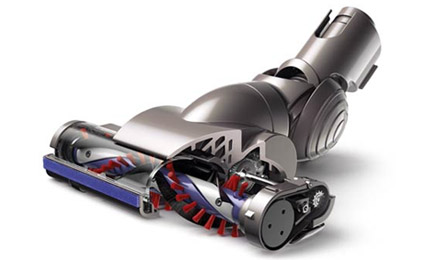 Carbon fibre cleaner brush